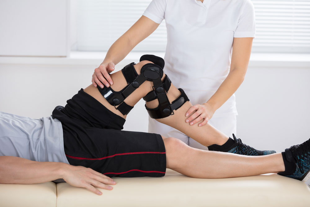Post-operative rehabilitation physiotherapy